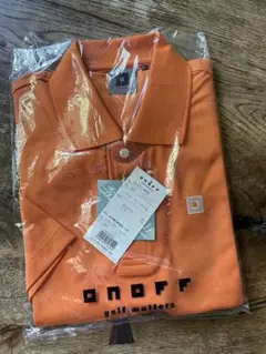 ONOFF ゴルフウェア ポロシャツ オレンジ Lサイズ 新品