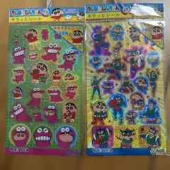 【新品】クレヨンしんちゃん キラッとシール チョコビ＆アクション仮面２枚