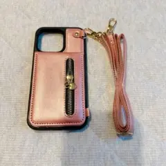 iPhone 13 Pro 6.1スマホケース 背面ポケット付き