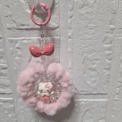 ハローキティ ファーキーホルダー