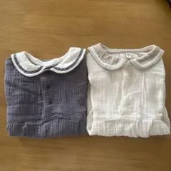 ガーゼ ロンパース