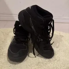 ASICS バスケットボールシューズ ブラック ハイカット　22.0cm