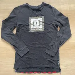 DC 迷彩柄 ロゴ 長袖カットソー 150