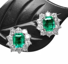 卸売事前公開 天然エメラルド コロンビア産 1.17ct D0.10ct - メルカリ