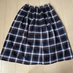 赤チェック スカート