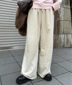 裏毛ワイド スウェットパンツ イージーパンツ チャオパニックティピー