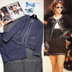 CHANEL 1994 Vintage セットアップ ランウェイ 希少サイズ42