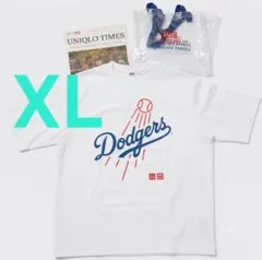 UNIQLO Dodgers Tシャツ 2枚セット クリアバッグ付き - メルカリ
