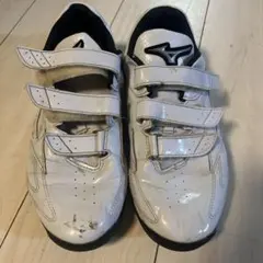 Mizuno トレーニングシューズ ホワイト ベルクロ