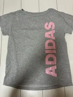 adidas アディダス　グレー Tシャツ 160