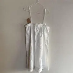 今季最新作　ニコアンド　2WAYバテンフリルキャミスカート