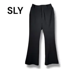 スライ フレアパンツ ブラック 美シルエット レディース 1（S相当）