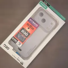 iPhone18Pro＆17Pro対応 ハイブリッドクリアケース D30