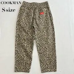 美品 COOKMAN クックマン シェフパンツ イージーパンツ 豹柄レオパード