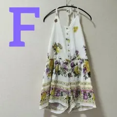 amina（アミナ）サロペット白Fのサムネイル