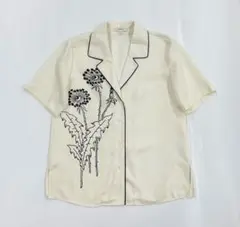 OROTON 半袖シャツ ブラウス アイボリー 刺繍 新品 サイズ6 - メルカリ