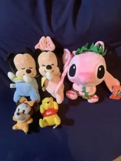ミッキー ミニー プーさん スティッチ ぬいぐるみセット