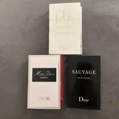 Dior 香水 ディオール 3種類香水 サンプル　お試しセット