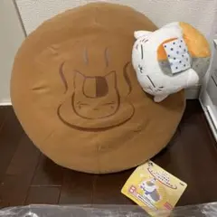 ニャンコ先生とまったり湯けむり温泉旅 B賞 温泉まんじゅうクッション