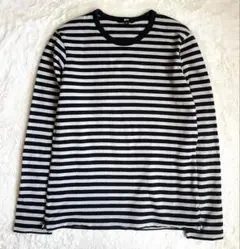 H*様 00s old uniqlo レアカラー　短丈ボーダーロンT