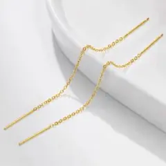 ★再再再入荷★大人気　ステンレス　華奢チェーン　アメリカン　ピアスのサムネイル