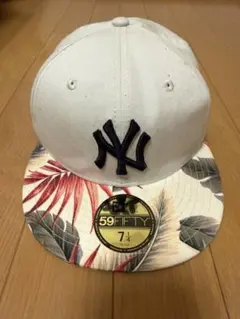 最終値引き中！New Era 59FIFTY ホワイト フラワー柄 7 1/4