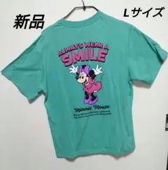 ミニーマウス Tシャツ ミントグリーン