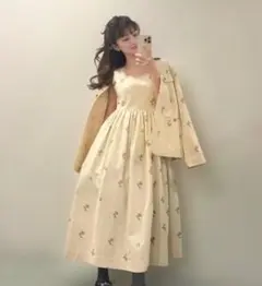BIBIY.HONEY BEE DRESS イエロー - メルカリ