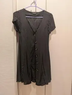【週末価格】BILLABONG ビラボン 前ボタン ワンピース 半袖 レーヨン