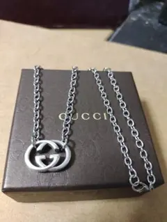 悠翔様専用 GUCCI インターロッキング ネックレス - メルカリ