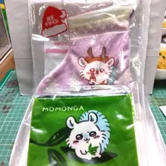ちいかわ　モモンガ　クリスマスソックスオーナメント　やわらかポーチ　2個セット