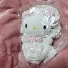 ハローキティ マスコット ホワイトフリル デザイン