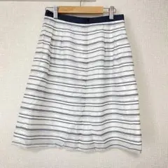 膝丈スカート　スカート　ホワイトのサムネイル