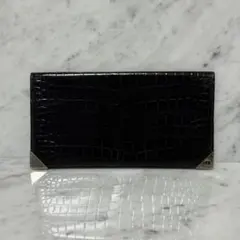 英国製 イングランド dunhill ダンヒル 長財布 本革 シャイニー