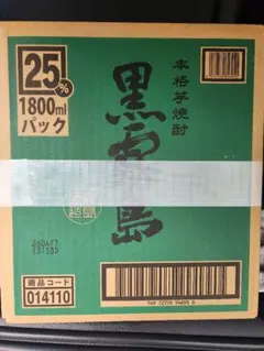 검은 기리시마 고구마 소주 25도 1800ml 2케이스 (12병)