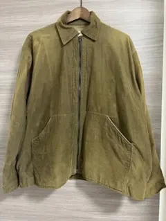 【70〜80s美品❗️】ユーロヴィンテージ コーデュロイジャケット OPTIジップ