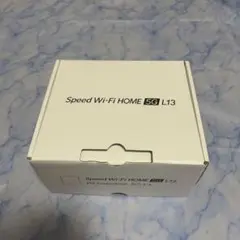 AU Speed Wi-Fi HOME 5G L13 ZTR02 ホワイト