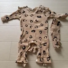 SHEIN ベビー服 新生児 ロンパース リボン付き 60cm