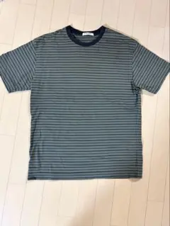 UNITED ARROWS ボーダーTシャツ カーキ Sサイズ