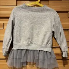 H&M トップス スウェット グレー 子供服 キッズ 女の子