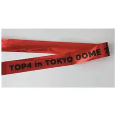TOP4 in TOKYO DOME 2Days 銀テ 銀テープ フル キヨ 赤 - メルカリ