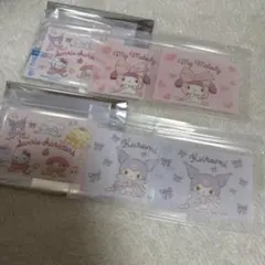 サンリオ　ノベルティ　ジッパーバッグ　マイメロ　クロミ