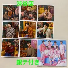 ファミクラストア ましかくフォト なにわ男子 渋谷店 銀テープ 銀テ