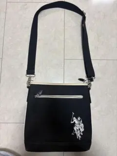 【即日発送】U.S. POLO ASSN. ショルダーバッグ（ブラック）