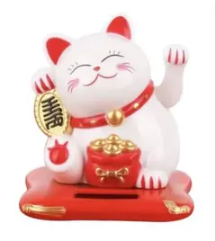 タイムセール ソーラーで動く招き猫