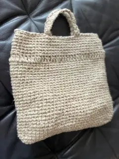 ハンドメイド　縦　トートバッグ