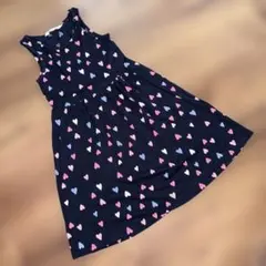 H&M ワンピース ハート柄 122/128