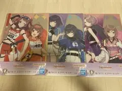 一番くじ　学園アイドルマスター　学マス　D賞　クリアポスター　3枚セット