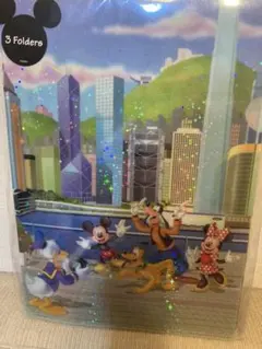 【新品未使用】香港ディズニー　クリアファイル3枚セット