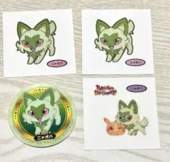 ポケモン ポケモンパン デコキャラシール ニャオハ